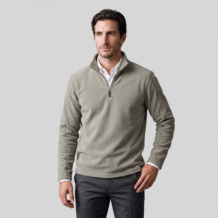 Yannick | Warm Quarter-Zip Fleece Pullover for Men