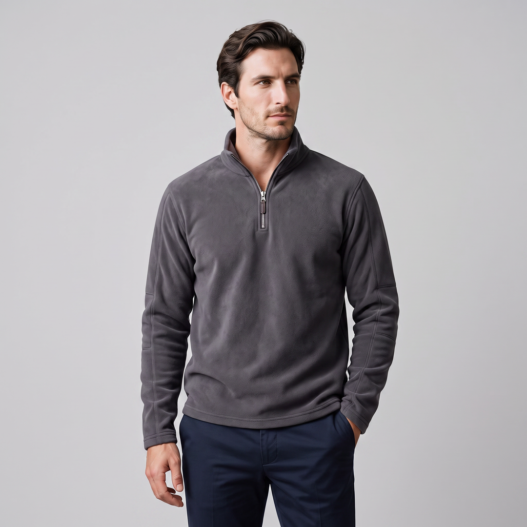 Yannick | Warm Quarter-Zip Fleece Pullover for Men