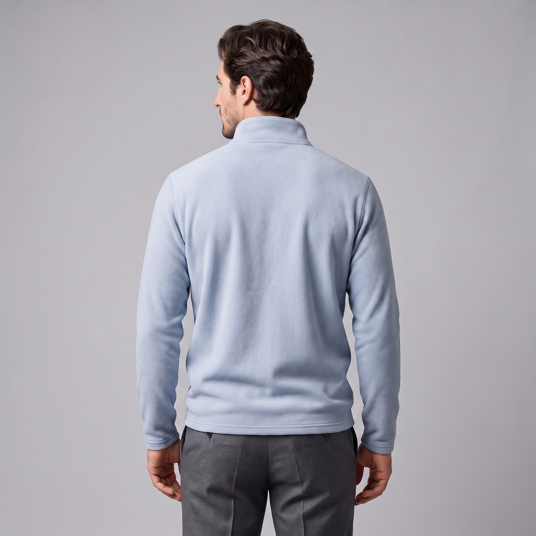 Yannick | Warm Quarter-Zip Fleece Pullover for Men