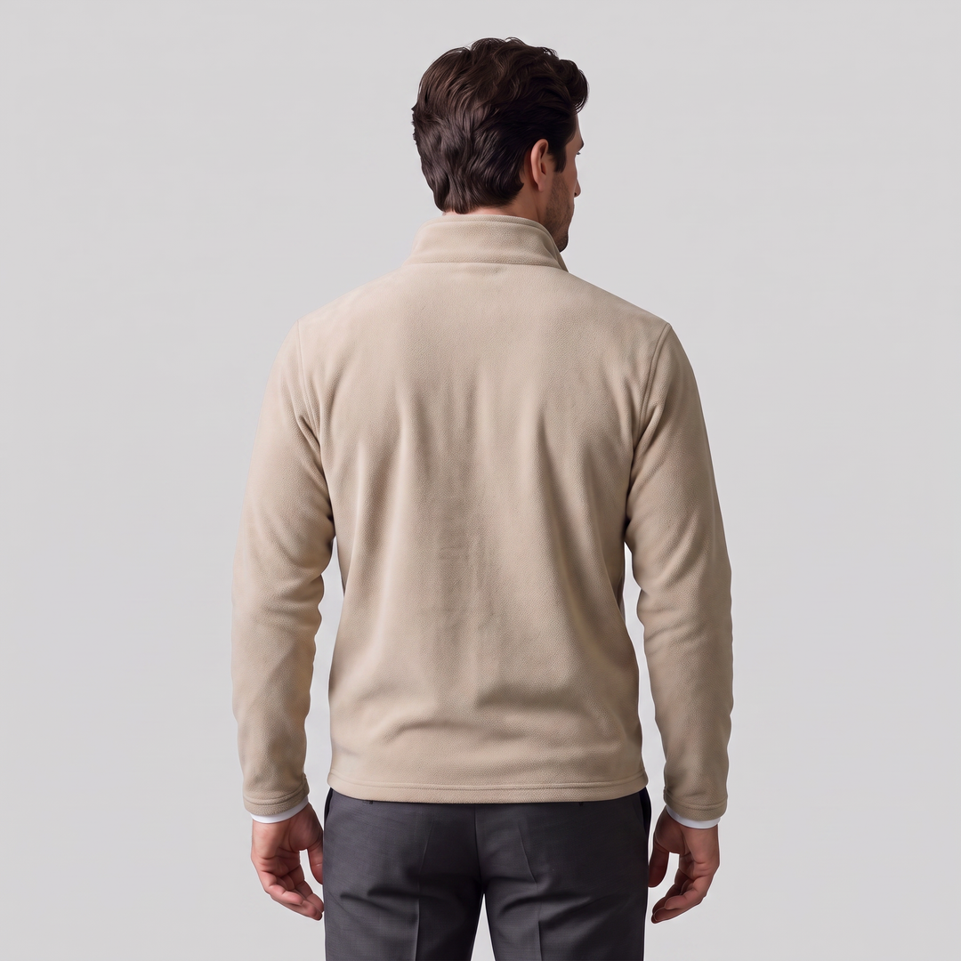 Yannick | Warm Quarter-Zip Fleece Pullover for Men