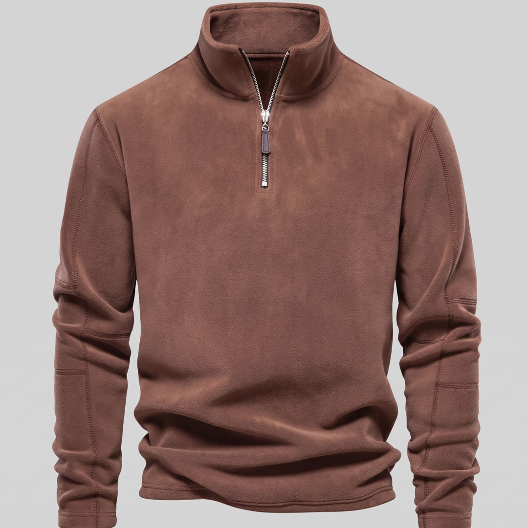 Yannick | Warm Quarter-Zip Fleece Pullover for Men