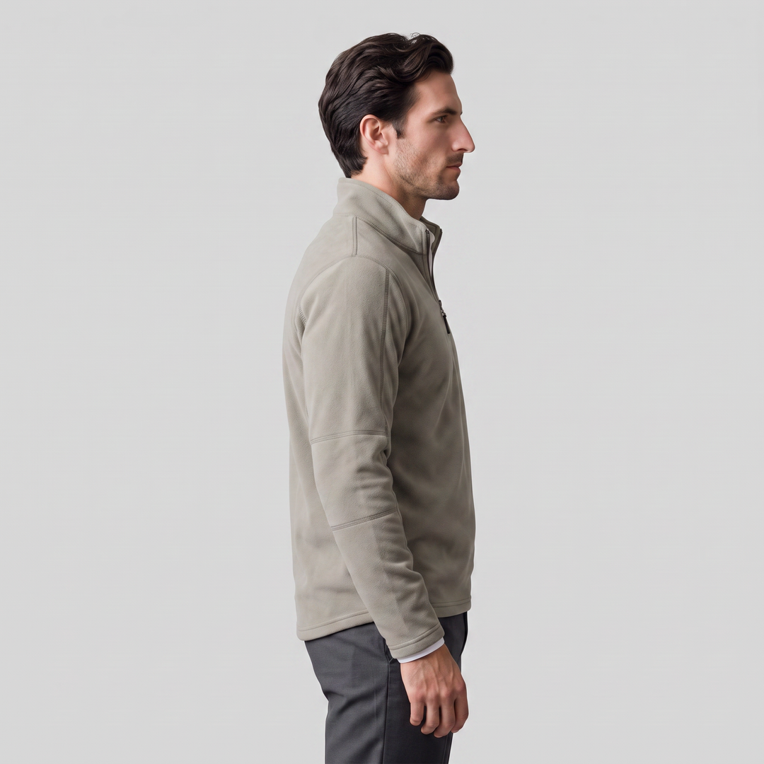 Yannick | Warm Quarter-Zip Fleece Pullover for Men