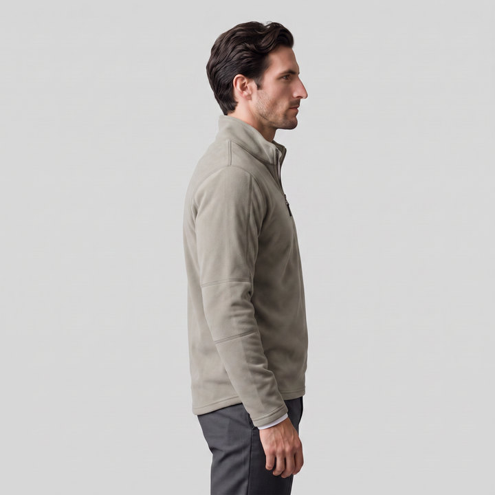 Yannick | Warm Quarter-Zip Fleece Pullover for Men