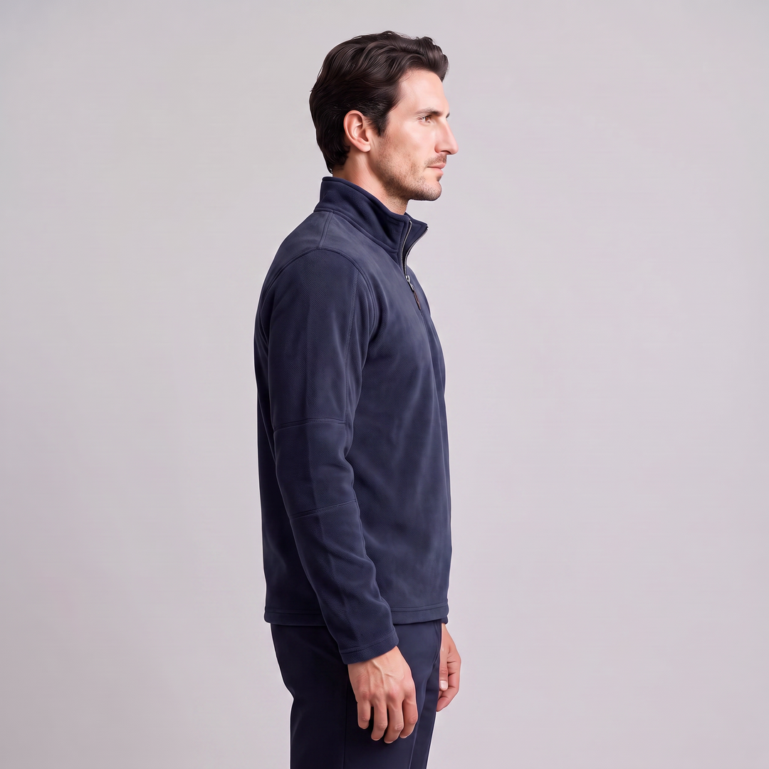 Yannick | Warm Quarter-Zip Fleece Pullover for Men