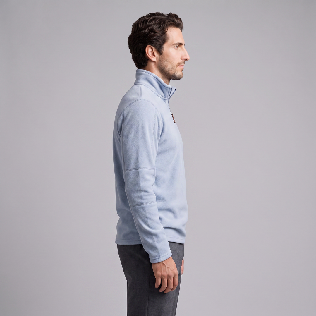 Yannick | Warm Quarter-Zip Fleece Pullover for Men