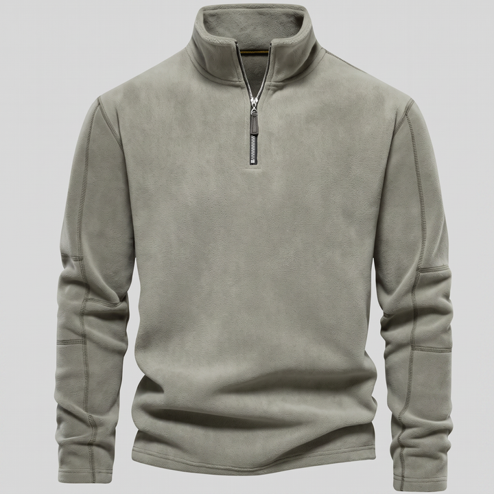 Yannick | Warm Quarter-Zip Fleece Pullover for Men