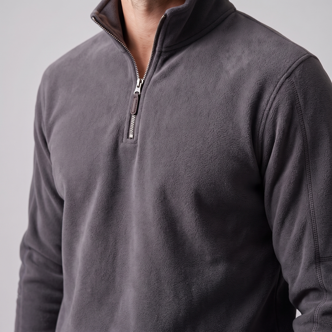 Yannick | Warm Quarter-Zip Fleece Pullover for Men