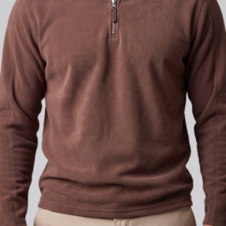 Yannick | Warm Quarter-Zip Fleece Pullover for Men