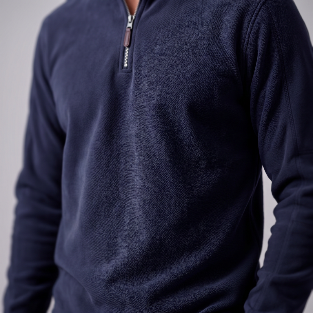 Yannick | Warm Quarter-Zip Fleece Pullover for Men