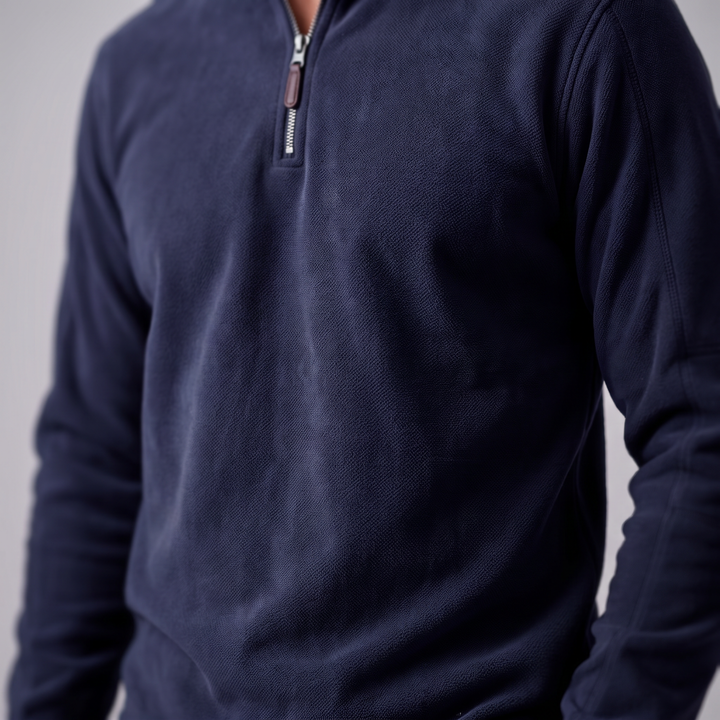 Yannick | Warm Quarter-Zip Fleece Pullover for Men