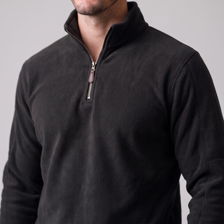 Yannick | Warm Quarter-Zip Fleece Pullover for Men