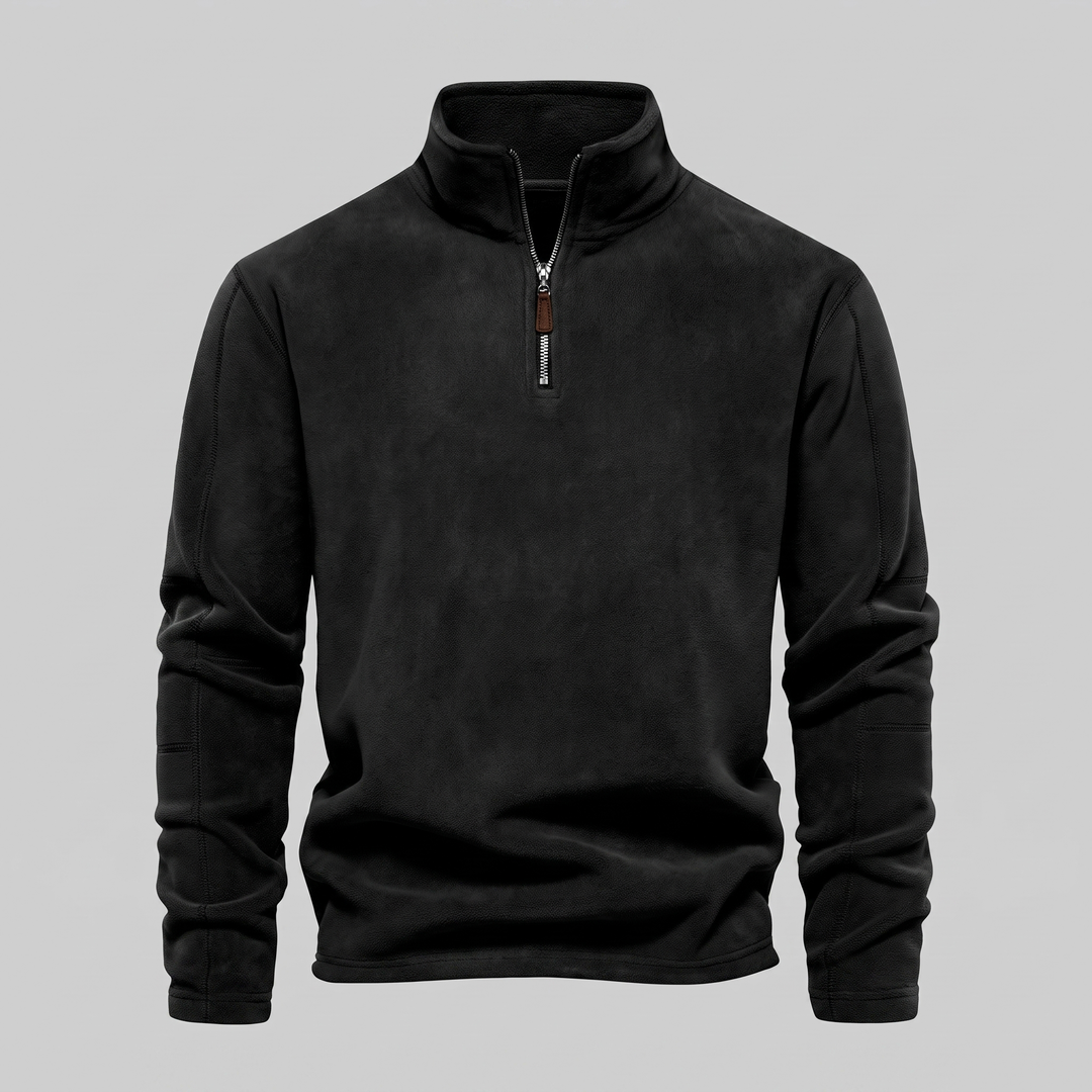 Yannick | Warm Quarter-Zip Fleece Pullover for Men