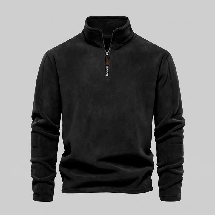Yannick | Warm Quarter-Zip Fleece Pullover for Men