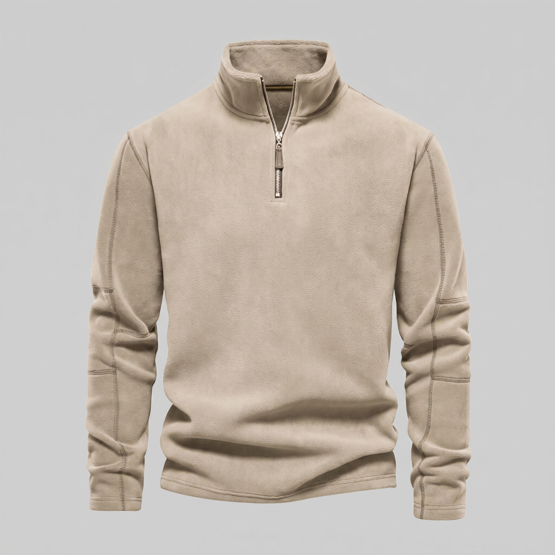Yannick | Warm Quarter-Zip Fleece Pullover for Men