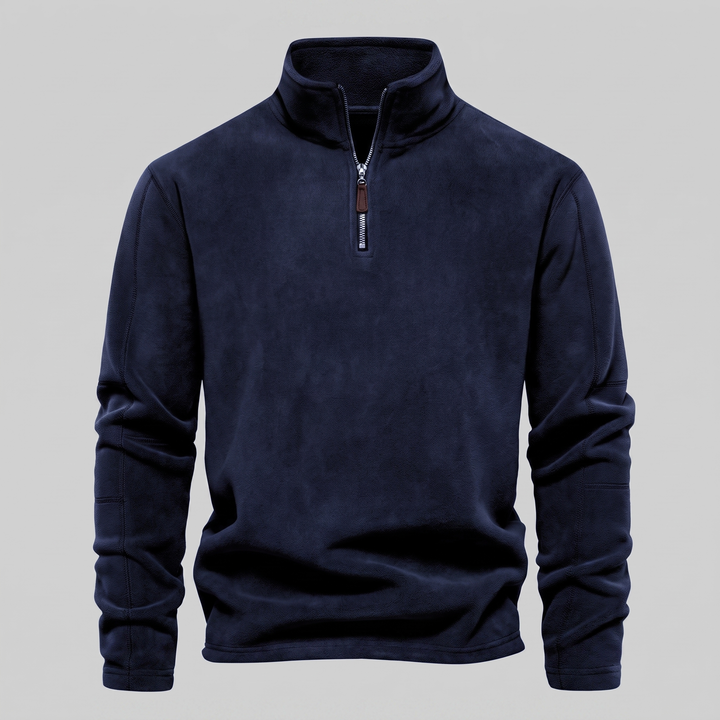 Yannick | Warm Quarter-Zip Fleece Pullover for Men