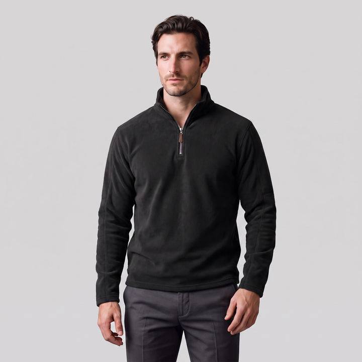 Yannick | Warm Quarter-Zip Fleece Pullover for Men