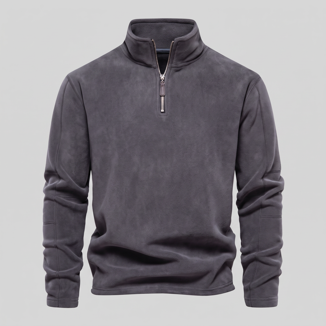 Yannick | Warm Quarter-Zip Fleece Pullover for Men
