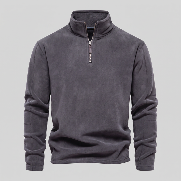 Yannick | Warm Quarter-Zip Fleece Pullover for Men
