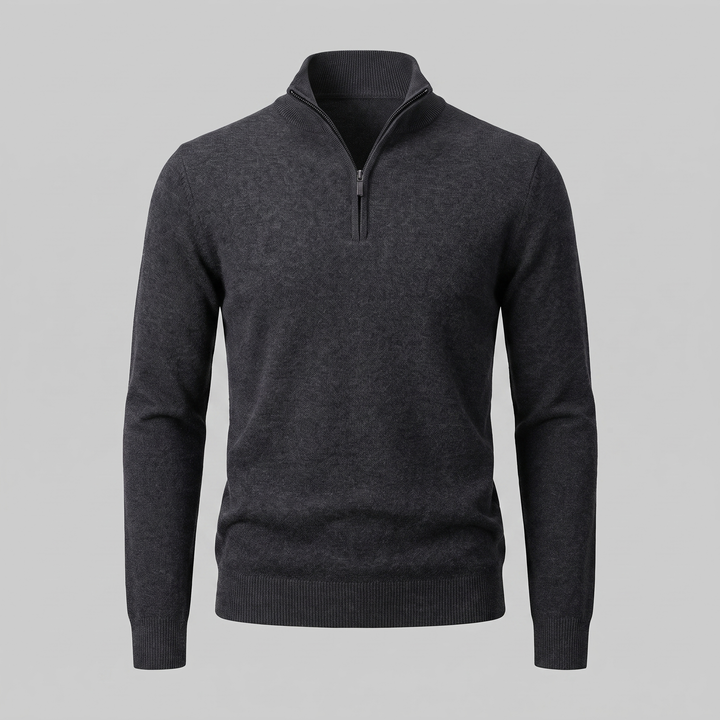 Hollis | Relaxed Half-Zip Knit Sweater