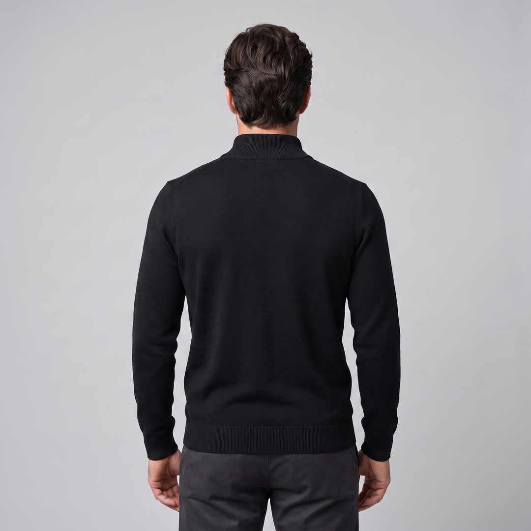 Hollis | Relaxed Half-Zip Knit Sweater