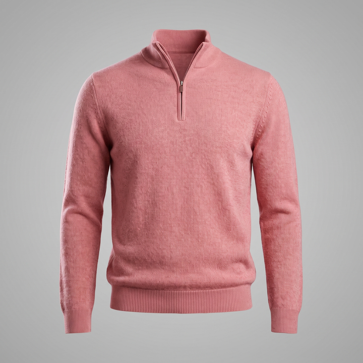Hollis | Relaxed Half-Zip Knit Sweater