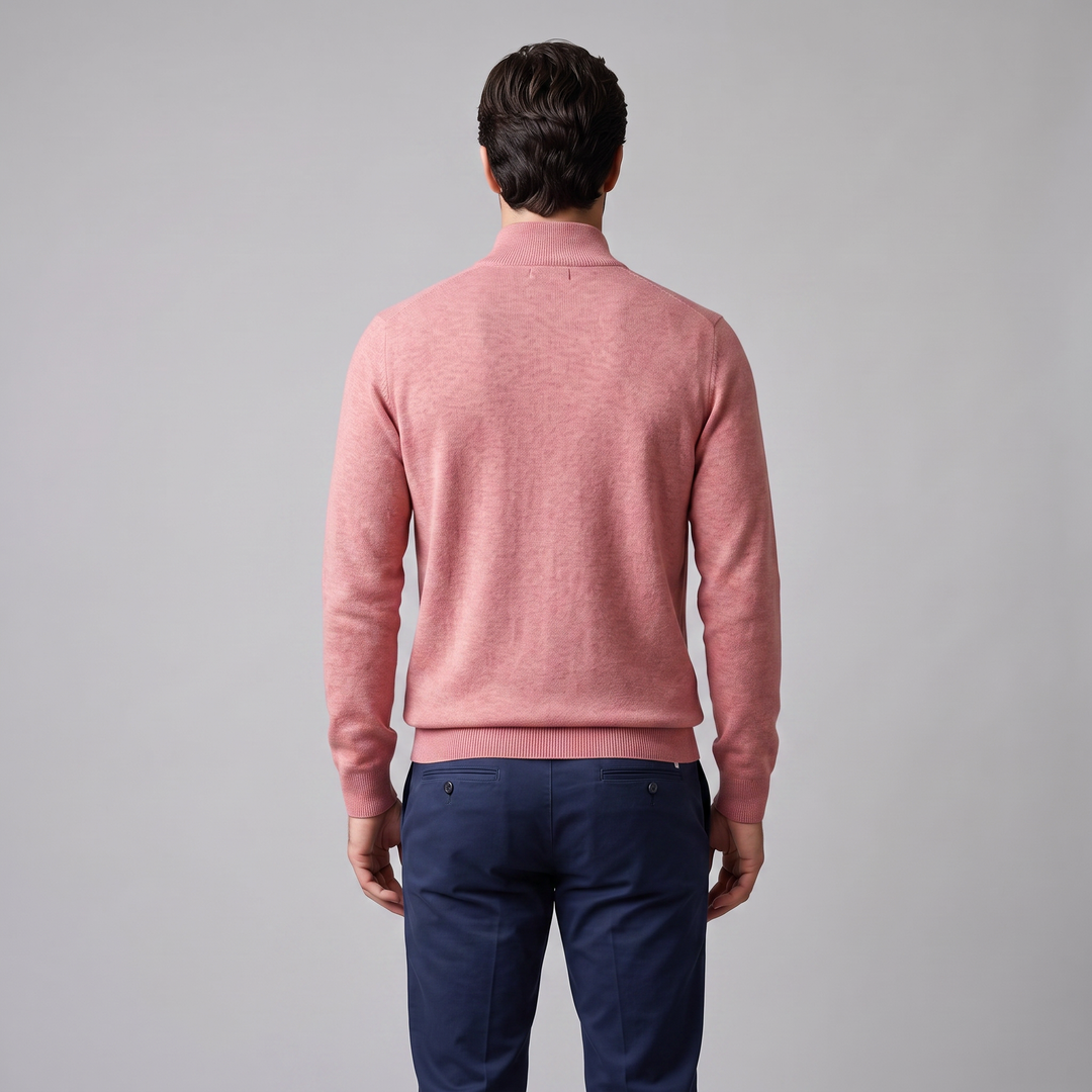 Hollis | Relaxed Half-Zip Knit Sweater