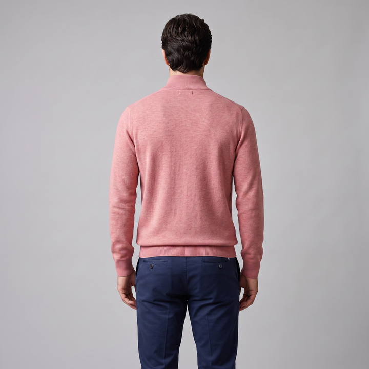 Hollis | Relaxed Half-Zip Knit Sweater