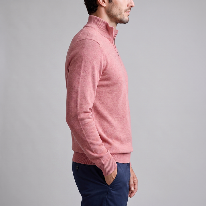 Hollis | Relaxed Half-Zip Knit Sweater