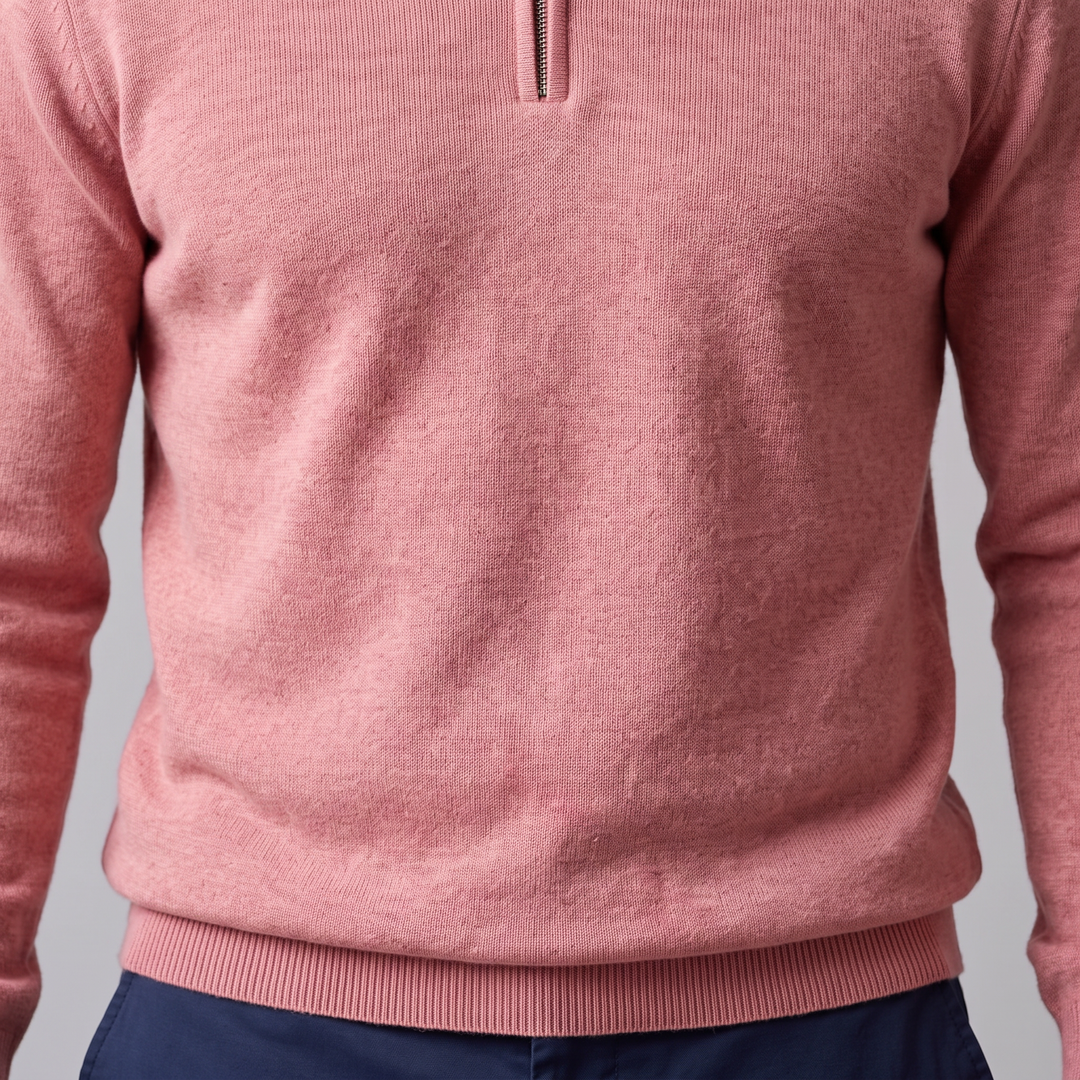 Hollis | Relaxed Half-Zip Knit Sweater