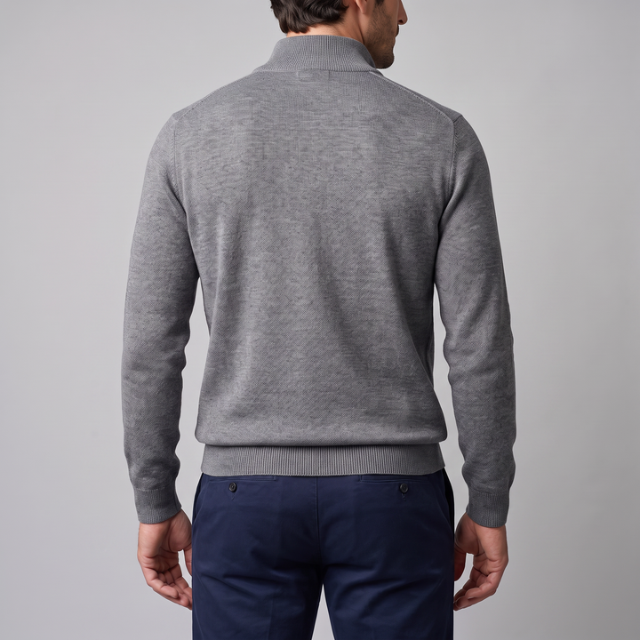 Hollis | Relaxed Half-Zip Knit Sweater