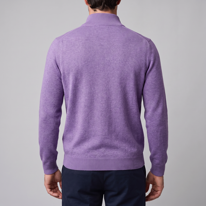 Hollis | Relaxed Half-Zip Knit Sweater