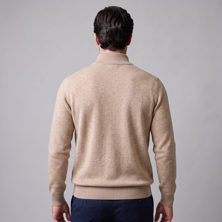 Hollis | Relaxed Half-Zip Knit Sweater