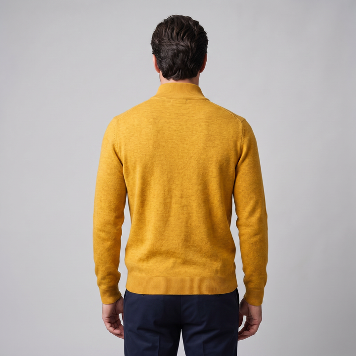 Hollis | Relaxed Half-Zip Knit Sweater