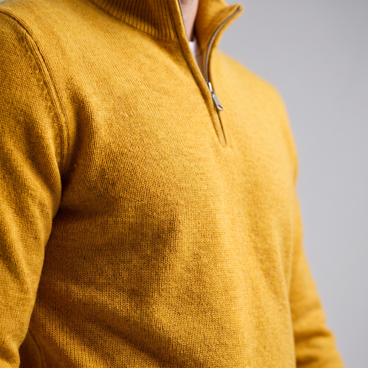 Hollis | Relaxed Half-Zip Knit Sweater