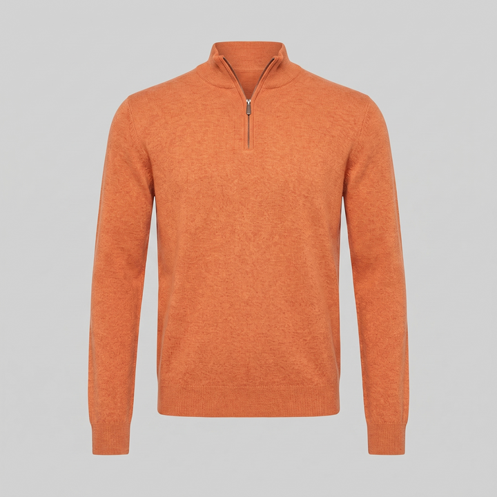 Hollis | Relaxed Half-Zip Knit Sweater