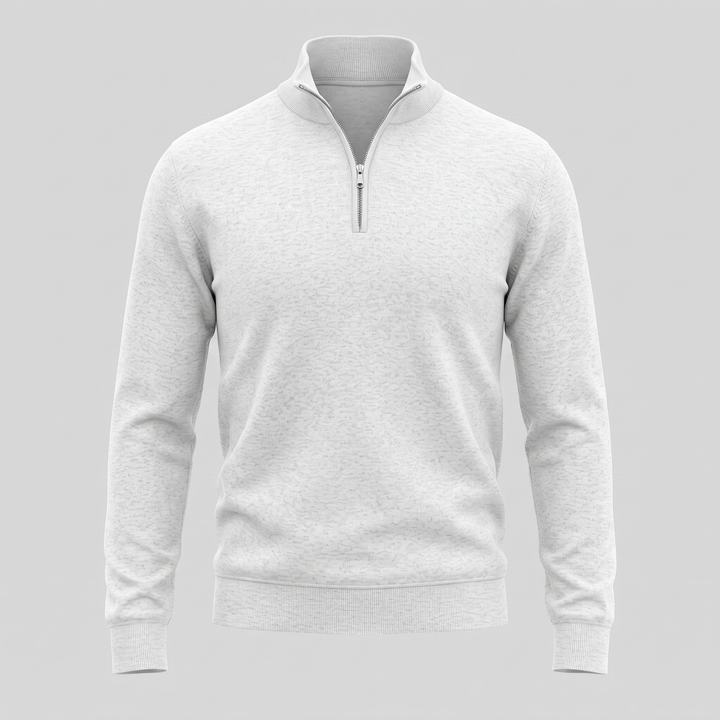 Hollis | Relaxed Half-Zip Knit Sweater