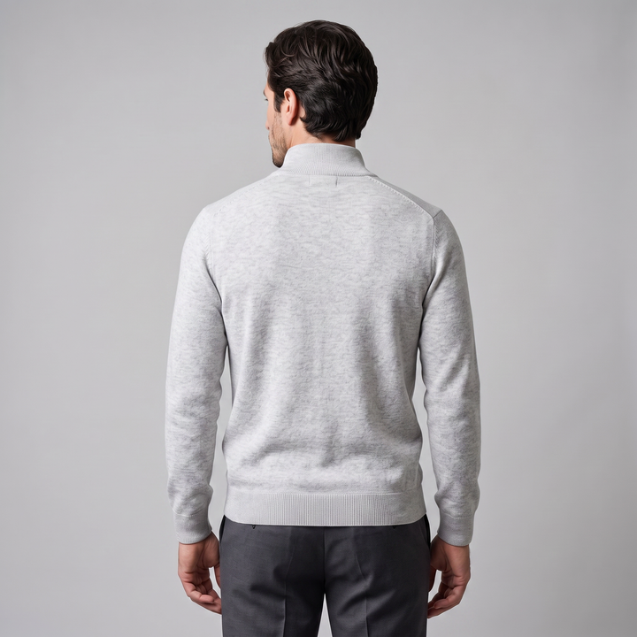Hollis | Relaxed Half-Zip Knit Sweater
