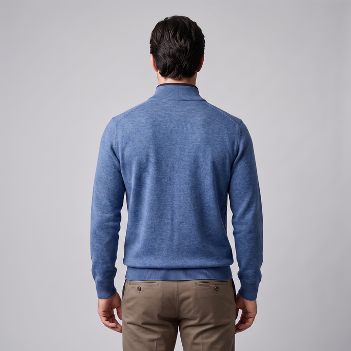 Hollis | Relaxed Half-Zip Knit Sweater