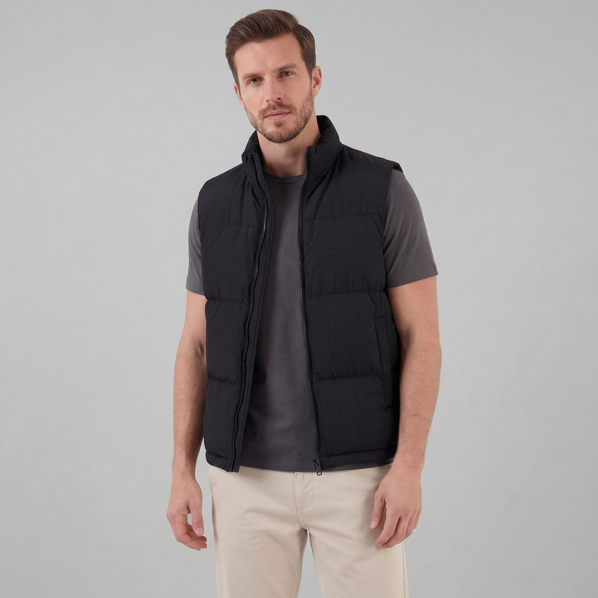 Ashton | Relaxed Puffer Gilet for Men