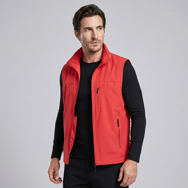 Rowan | Rugged Utility Gilet with Zip Pockets for Men