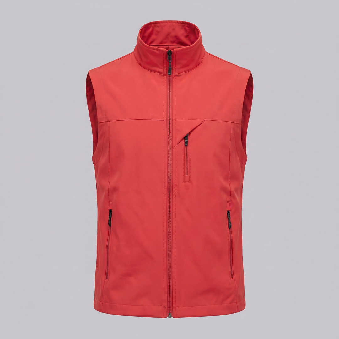 Rowan | Rugged Utility Gilet with Zip Pockets for Men