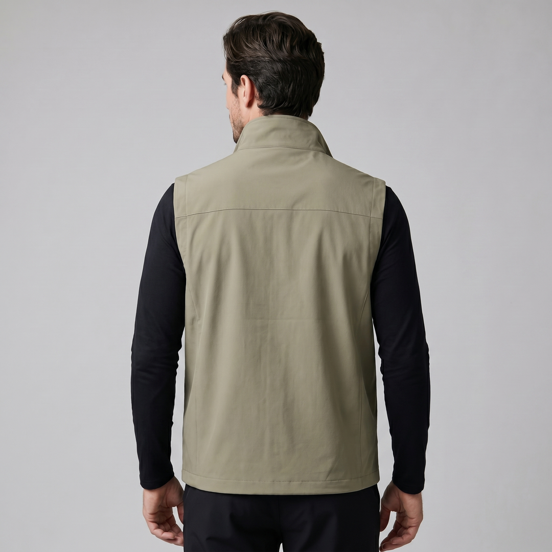 Rowan | Rugged Utility Gilet with Zip Pockets for Men