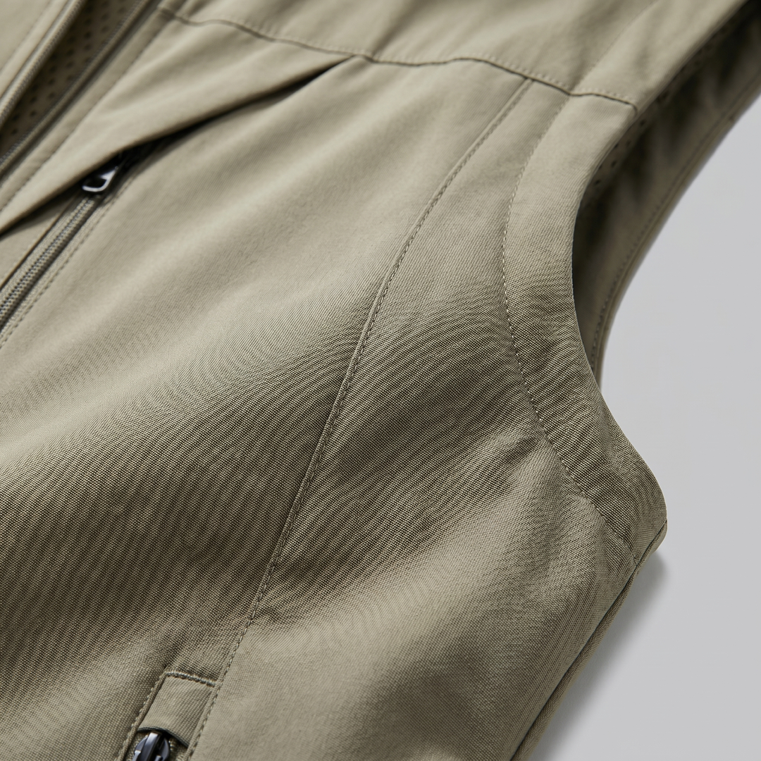 Rowan | Rugged Utility Gilet with Zip Pockets for Men