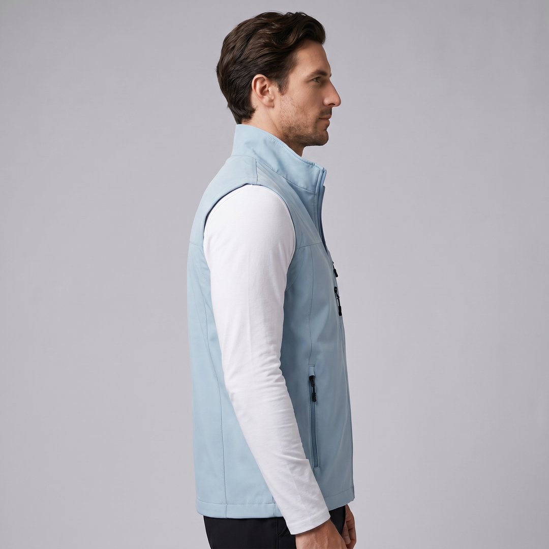 Rowan | Rugged Utility Gilet with Zip Pockets for Men