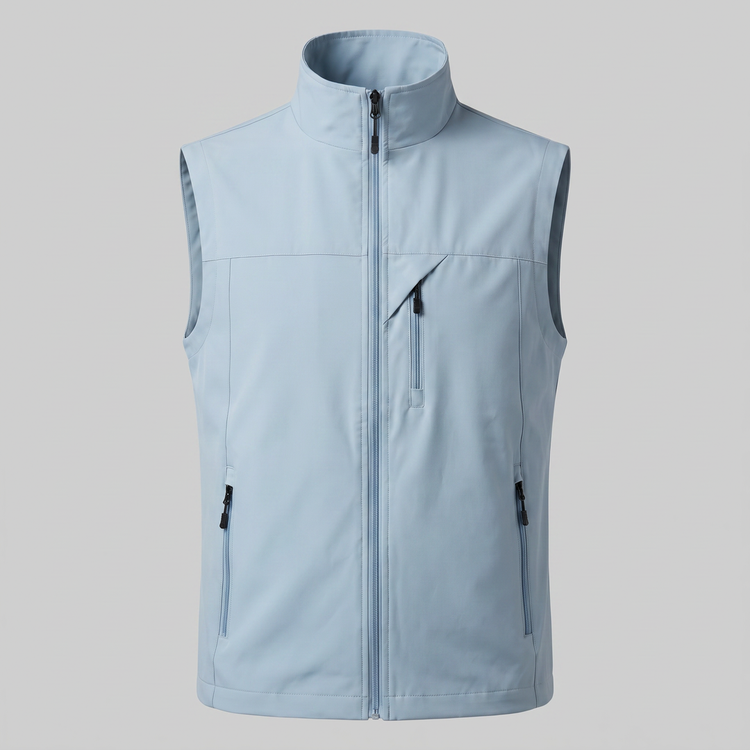 Rowan | Rugged Utility Gilet with Zip Pockets for Men