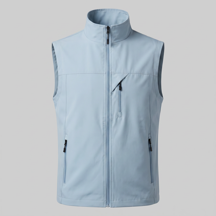Rowan | Rugged Utility Gilet with Zip Pockets for Men