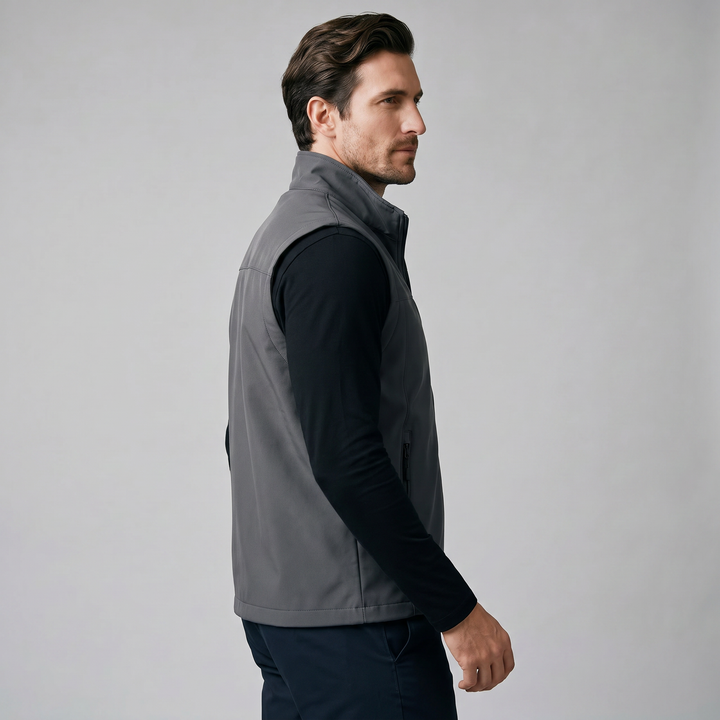 Rowan | Rugged Utility Gilet with Zip Pockets for Men