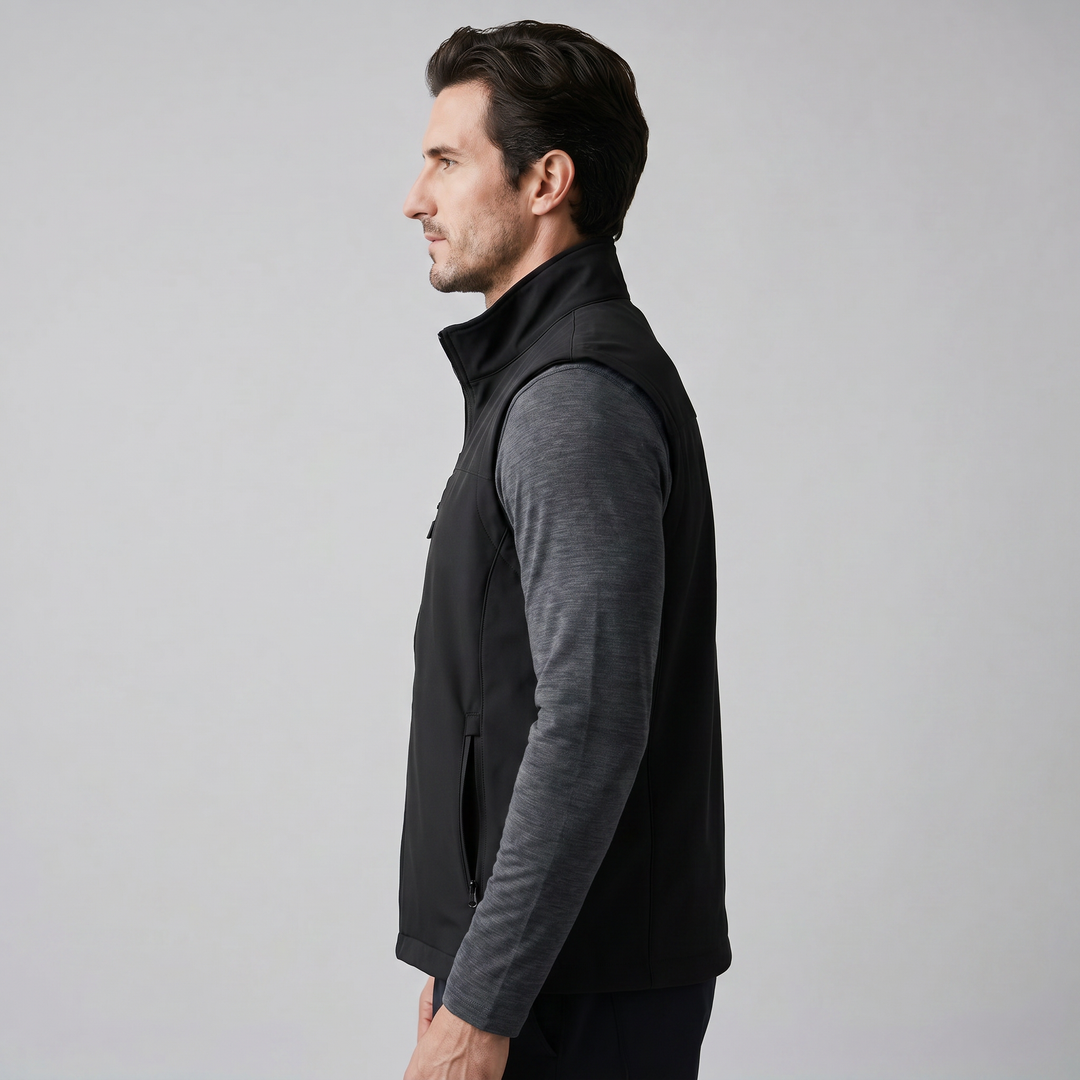 Rowan | Rugged Utility Gilet with Zip Pockets for Men