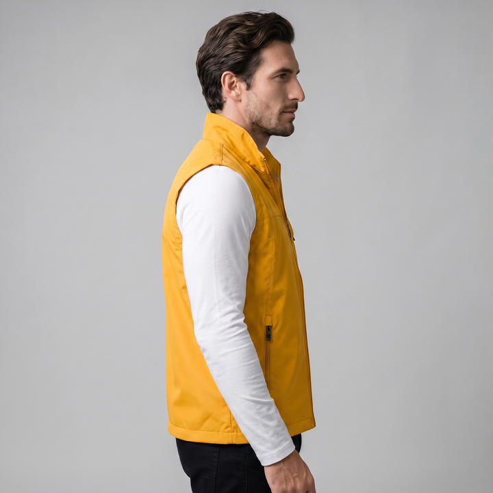 Rowan | Rugged Utility Gilet with Zip Pockets for Men