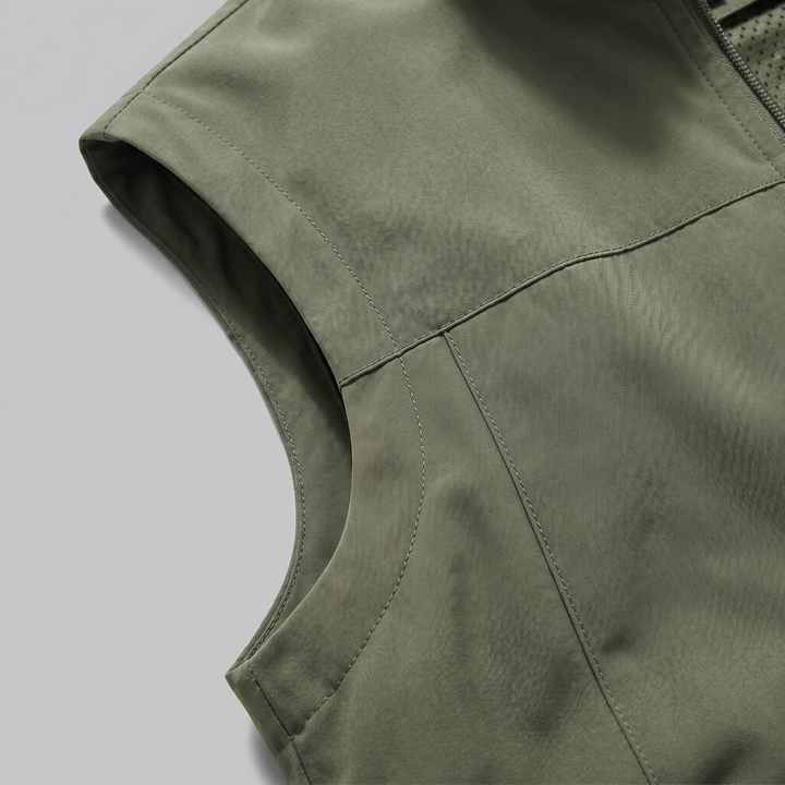 Rowan | Rugged Utility Gilet with Zip Pockets for Men